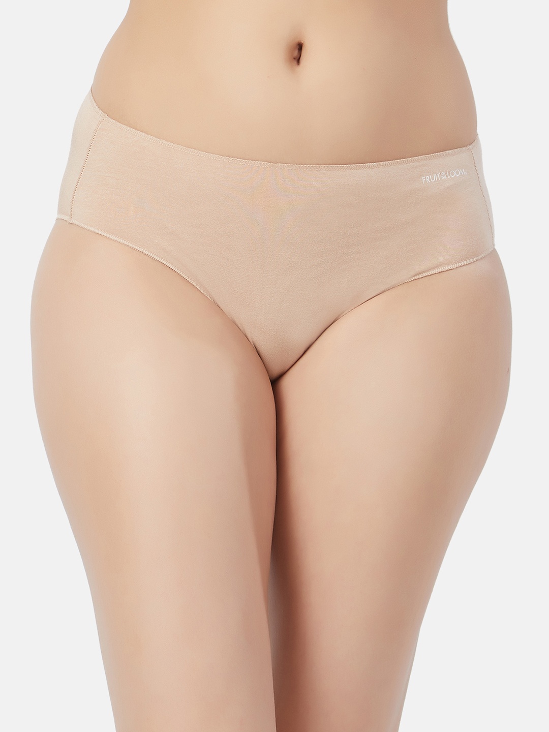 

Fruit of the loom Women Beige Solid Bikini Briefs FBKS04-A1S2