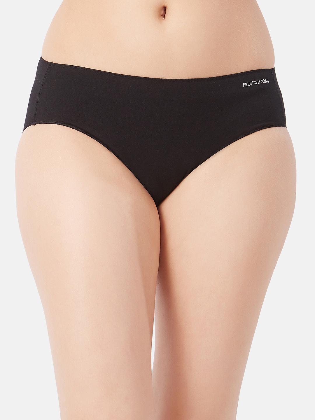

Fruit of the loom Women Black Solid Bikini Briefs FBKS04-A1S1