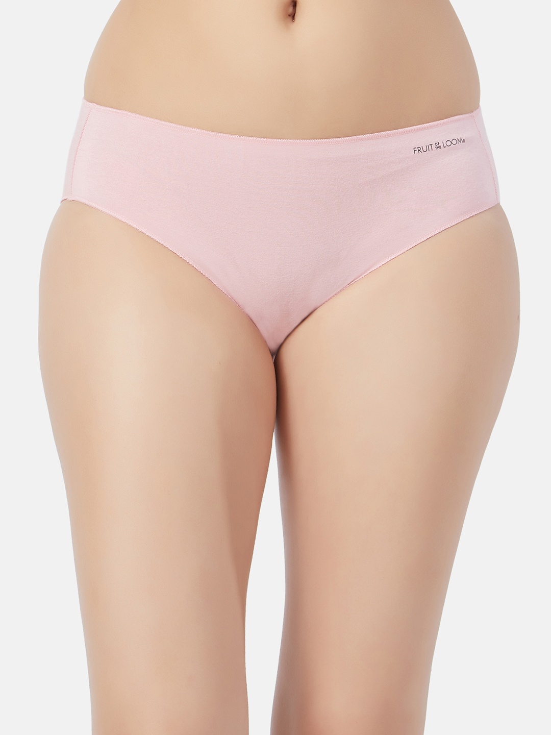 

Fruit of the loom Women Pink Solid Bikini Briefs FBKS04-A1S4