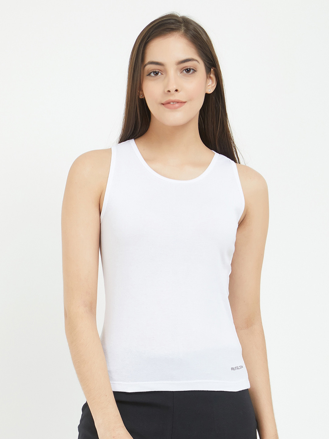 

Fruit of the Loom Women White Camisole FTNS01-A1S2