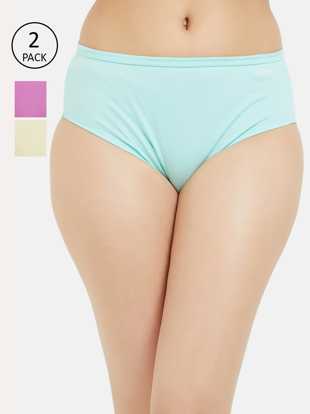 

Fruit of the loom Women Pack of 3 Solid Hipster Briefs FHPS01-3P-LA2S3, Purple