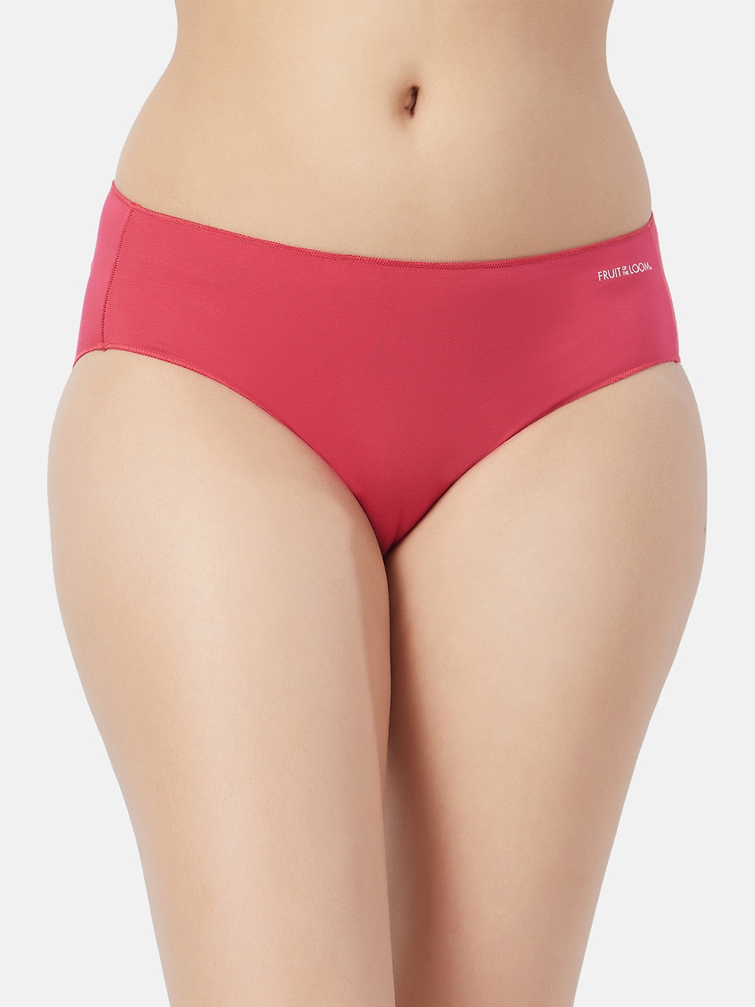 

Fruit of the loom Women Pink Solid Bikini Briefs FBKS04-A1S5