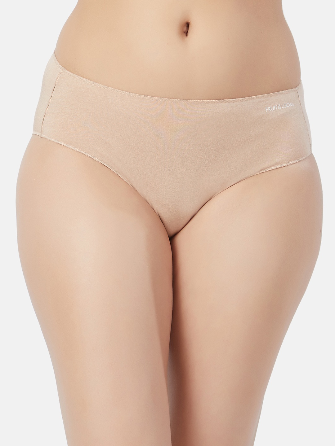 

Fruit of the loom Women Beige Solid Bikini Briefs FBKS04-A1S2