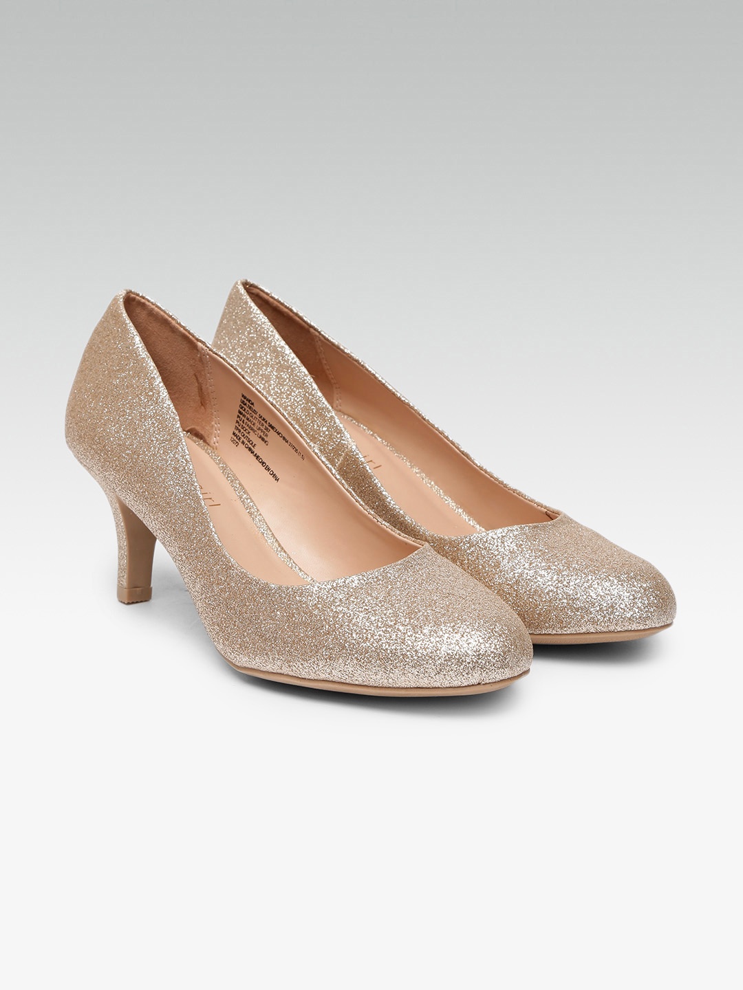 

Steve Madden Women Gold-Toned Solid Pumps