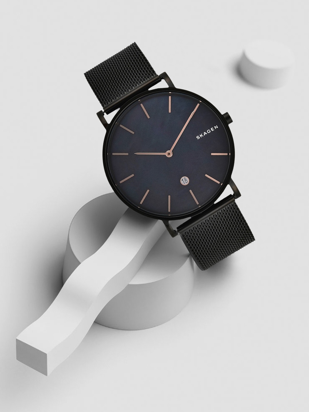 

SKAGEN Men Black Analogue Watch SKW6472