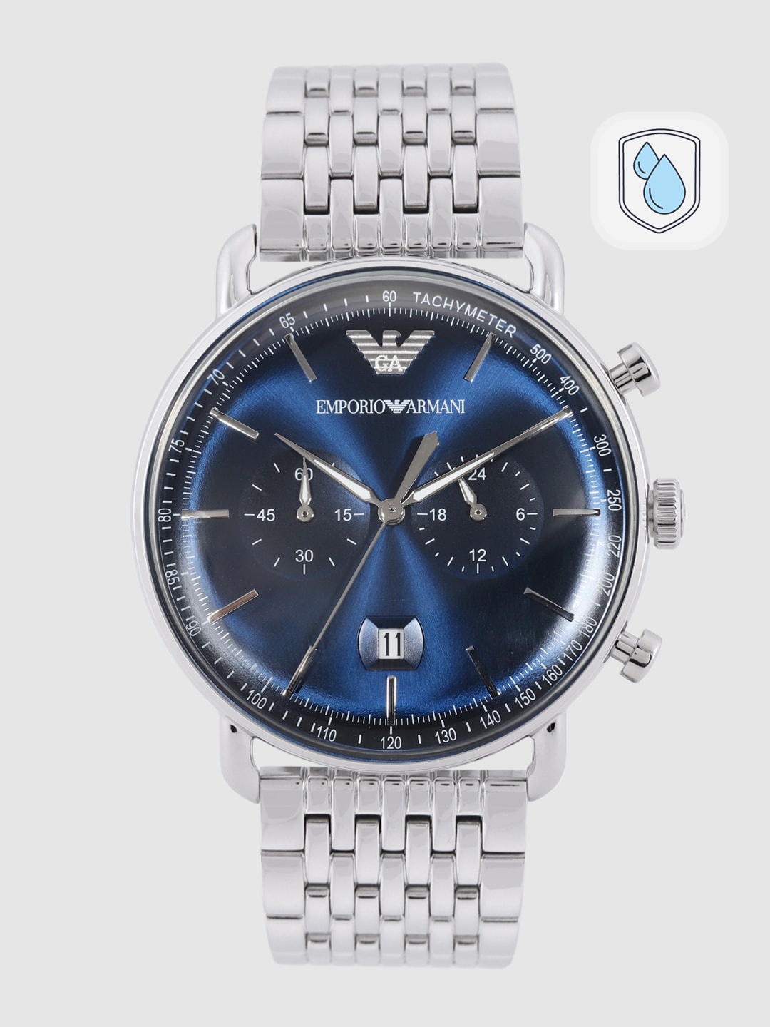 

Emporio Armani Men Navy Blue Analogue Watch AR11238