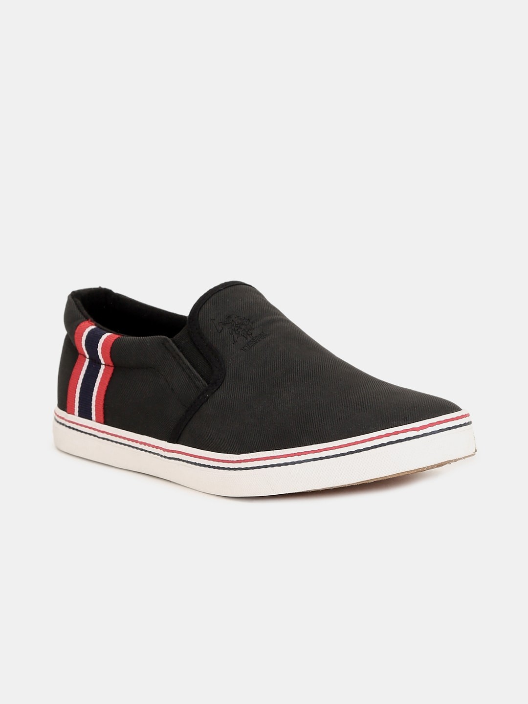 

U.S. Polo Assn. Men Black Slip-On Sneakers
