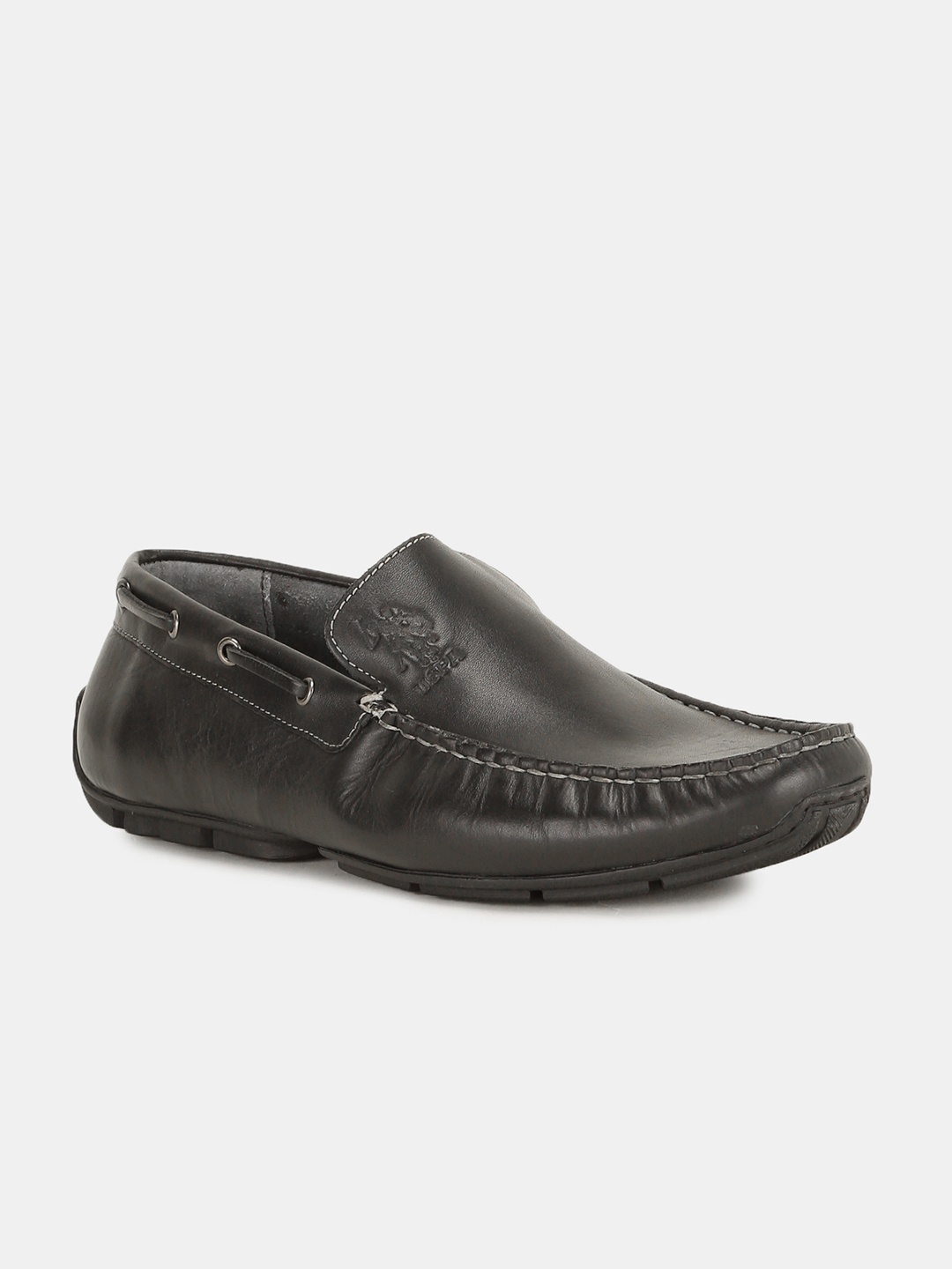 

U.S. Polo Assn. Men Black Leather Driving Shoes