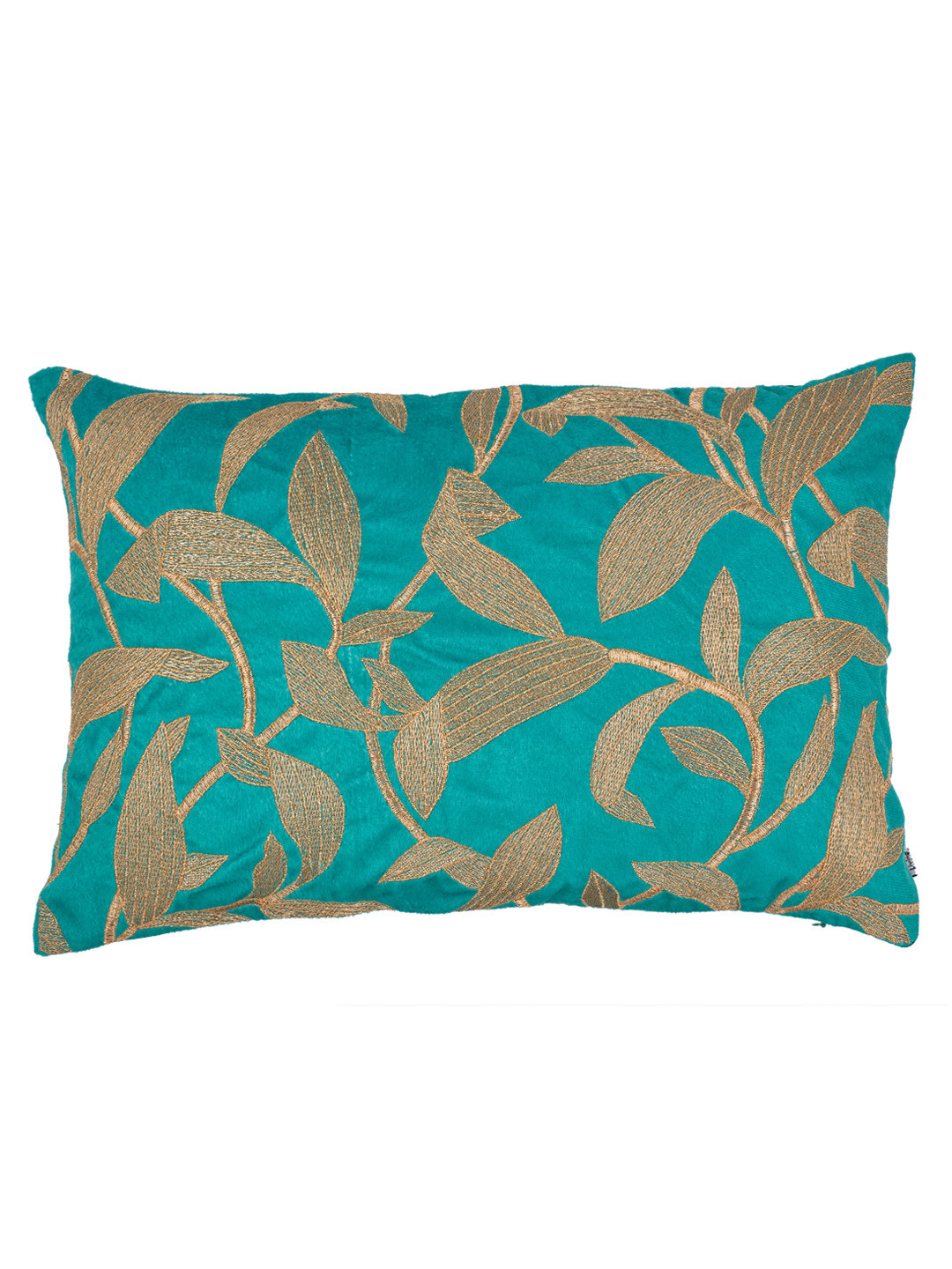 

HomeTown Multicoloured Single Floral Square Cushion Cover, Blue