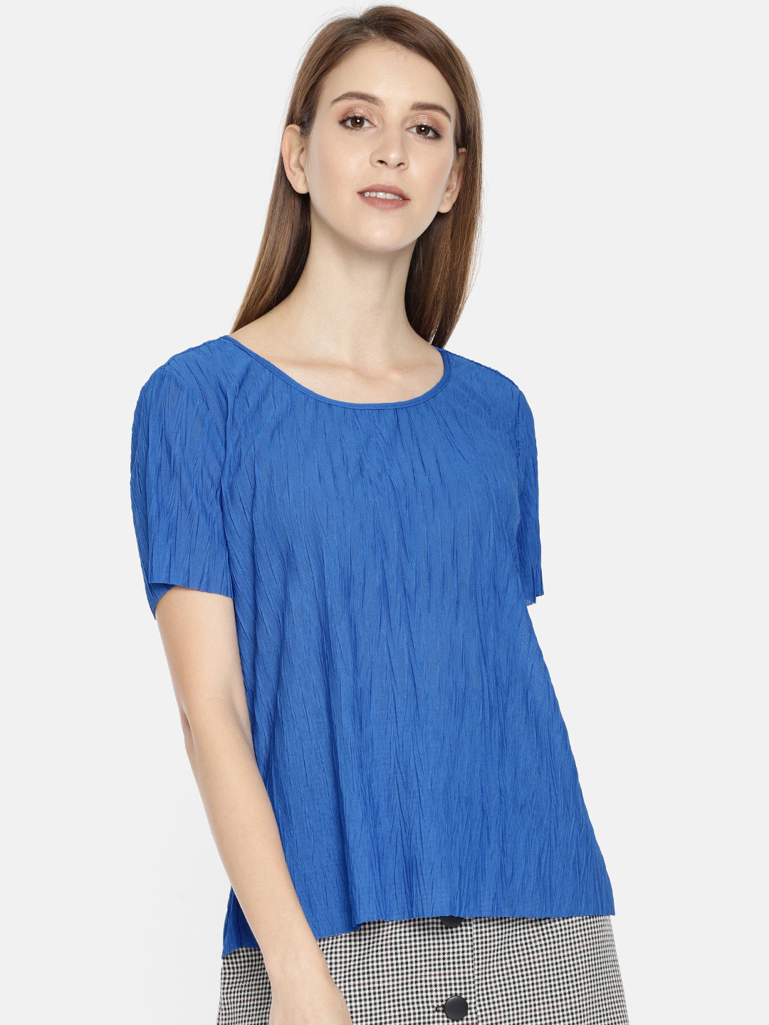 

Vero Moda Women Blue Solid Top