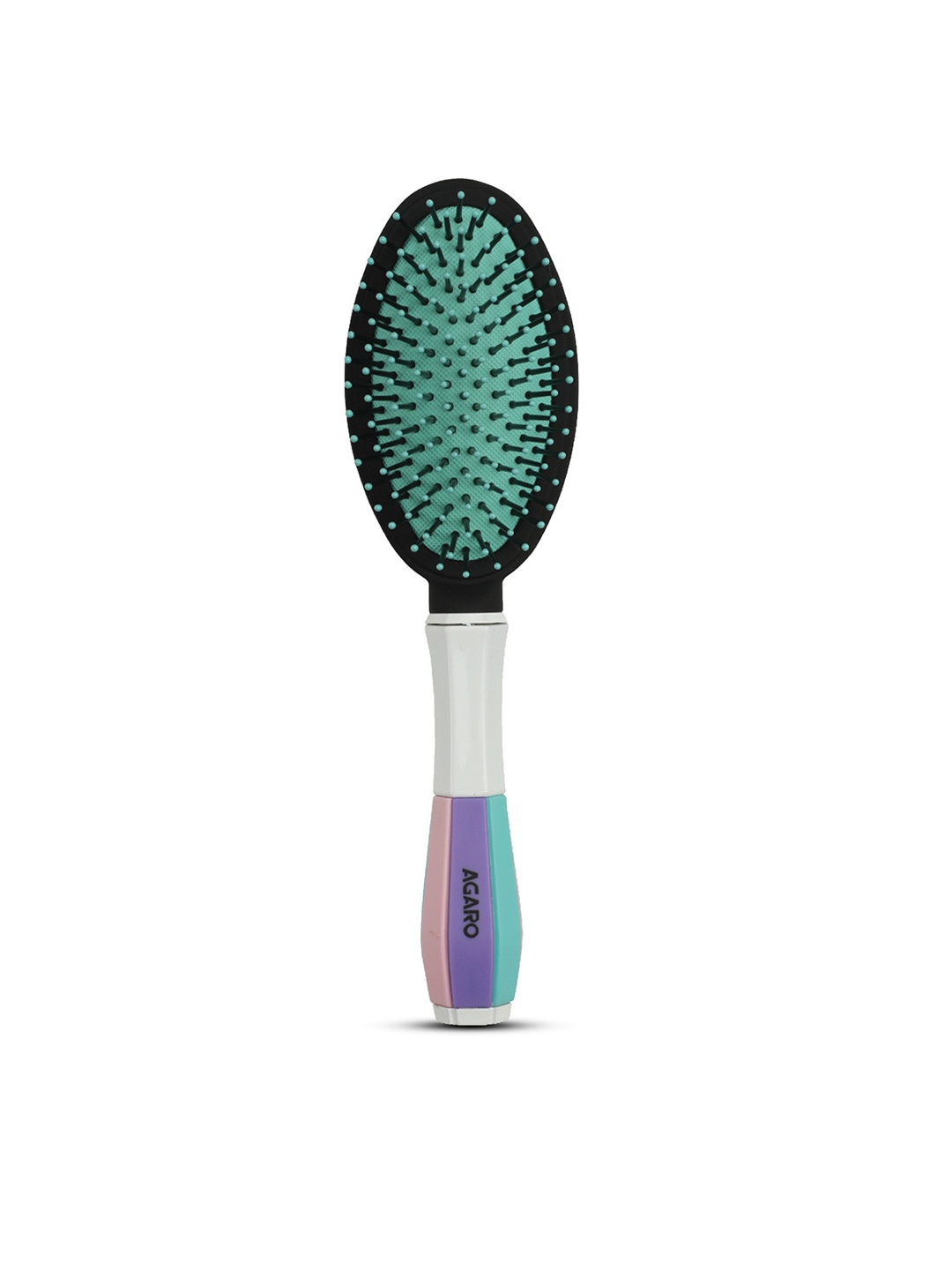 

Agaro Classic Cushion Hair Brush - White & Green