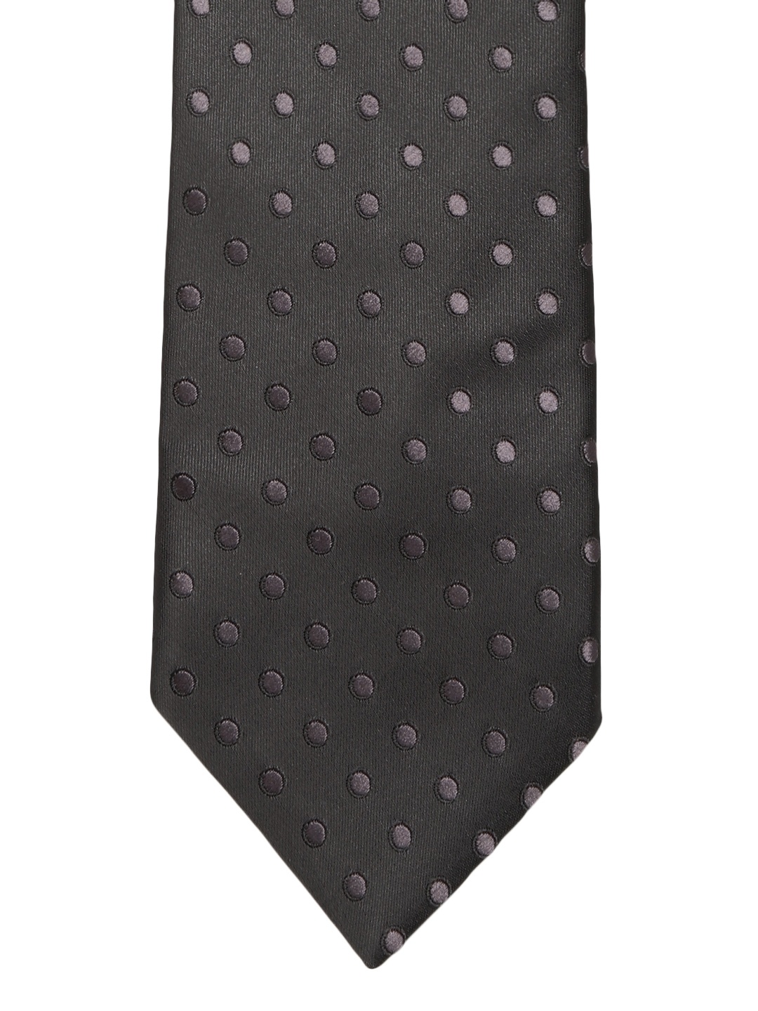 

Lino Perros Black Woven Design Broad Tie