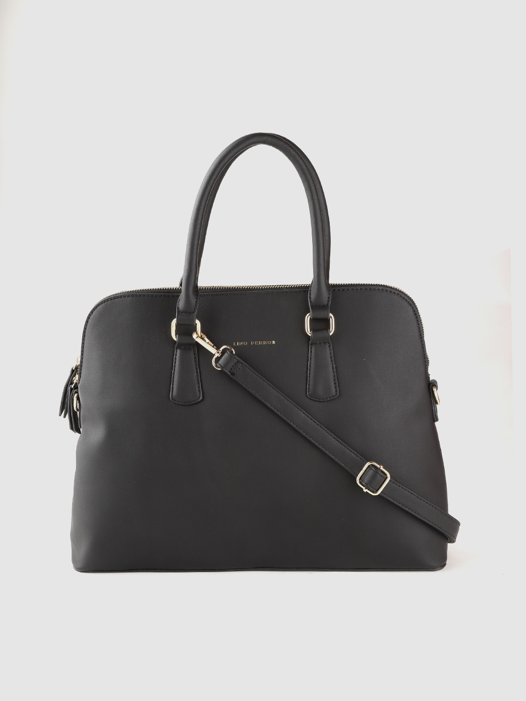 

Lino Perros Women Black Solid Laptop Bag
