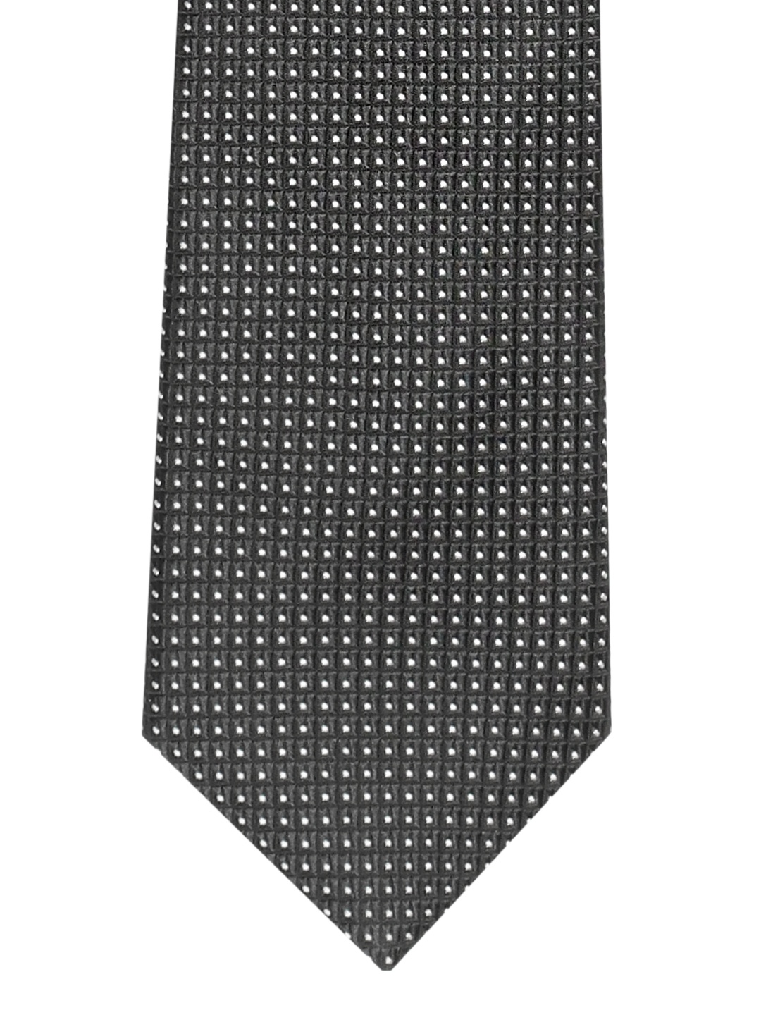 

Lino Perros Black Woven Design Broad Tie