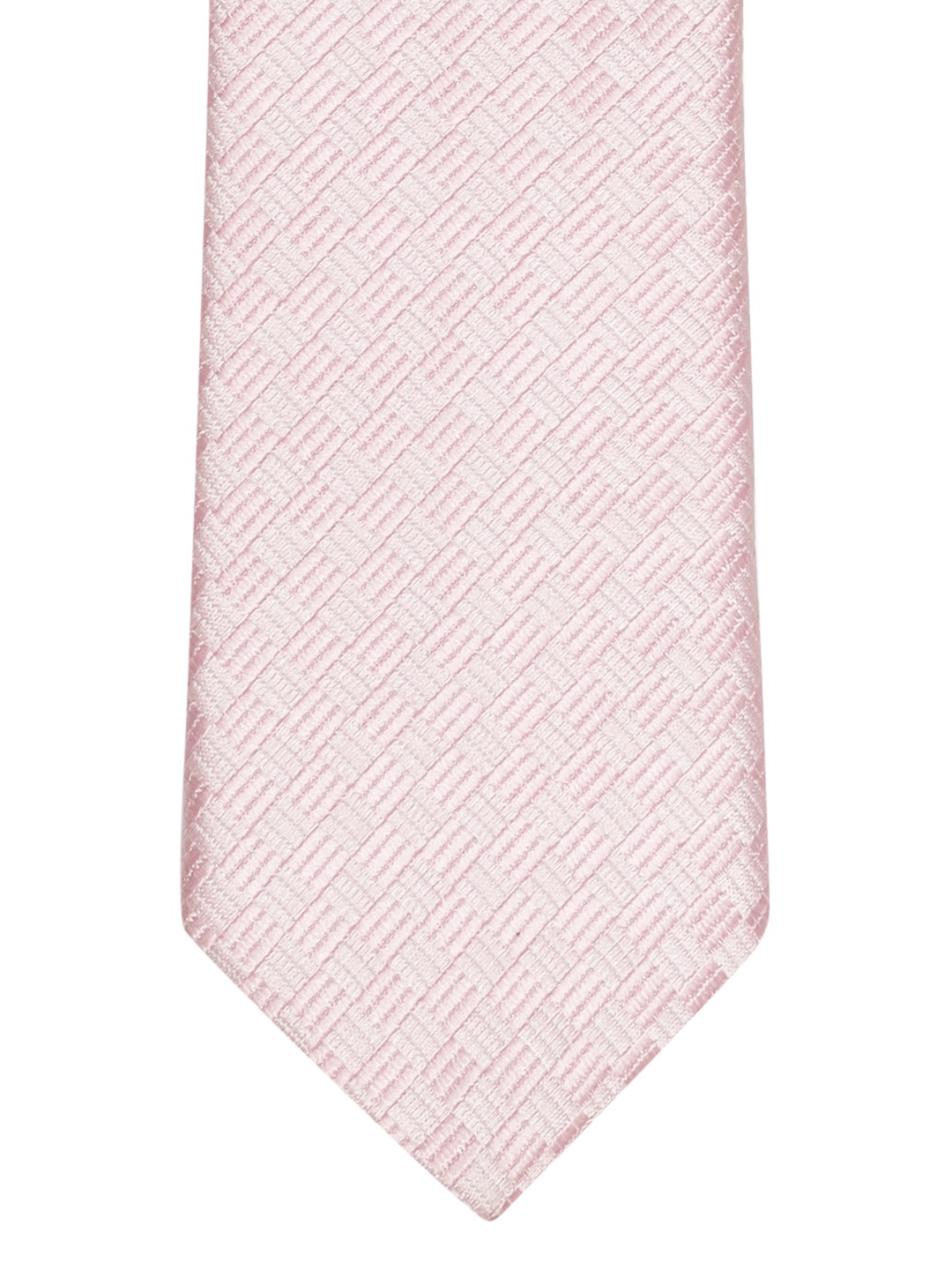 

Lino Perros Pink Woven Design Broad Tie