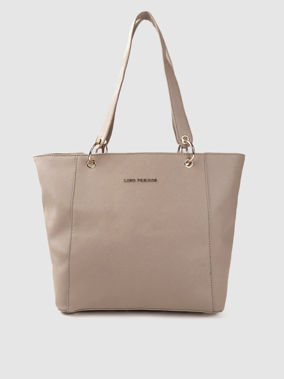 

Lino Perros Beige Solid Shoulder Bag