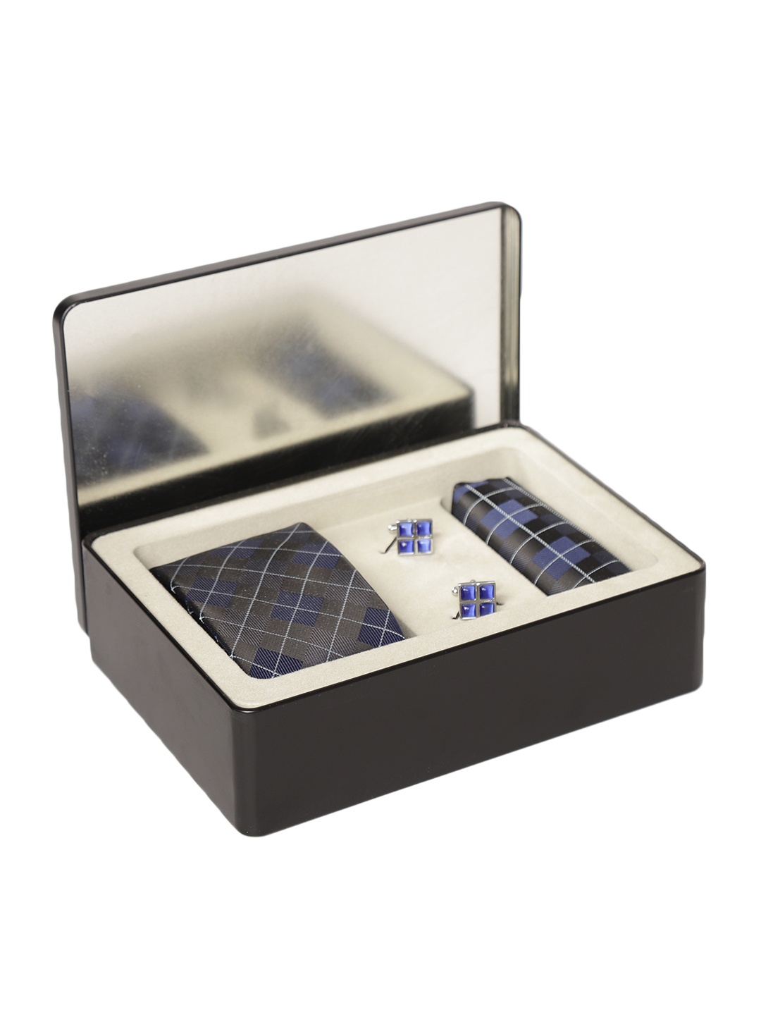 

Lino Perros Men Navy Accessory Gift Set, Navy blue