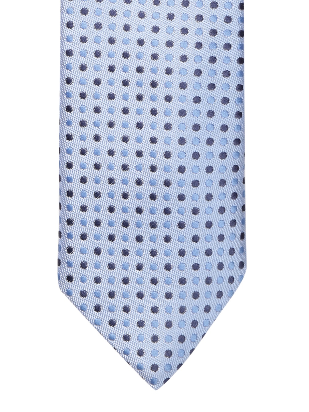 

Lino Perros Blue Woven Design Skinny Tie