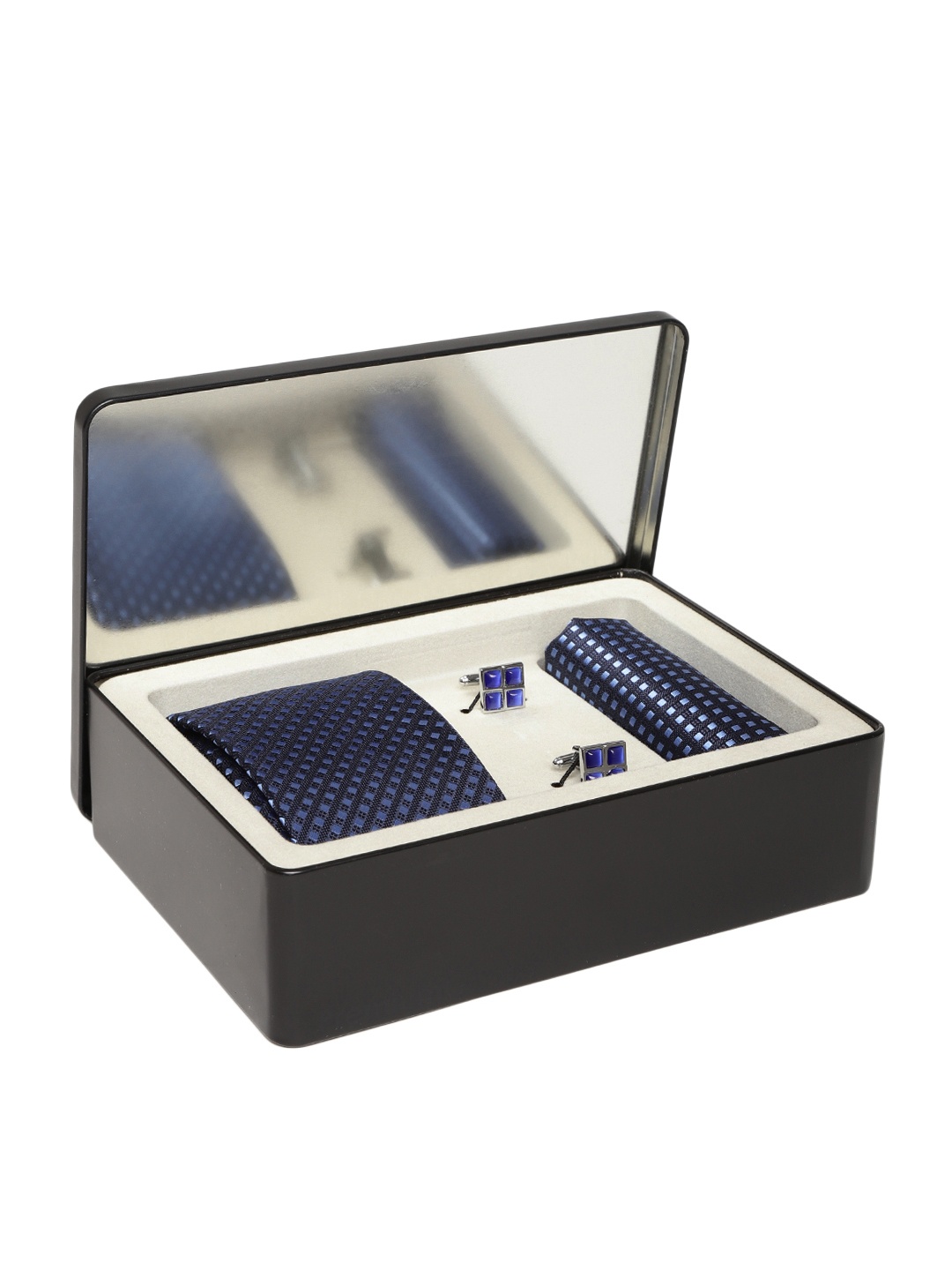 

Lino Perros Men Navy Accessory Gift Set, Navy blue