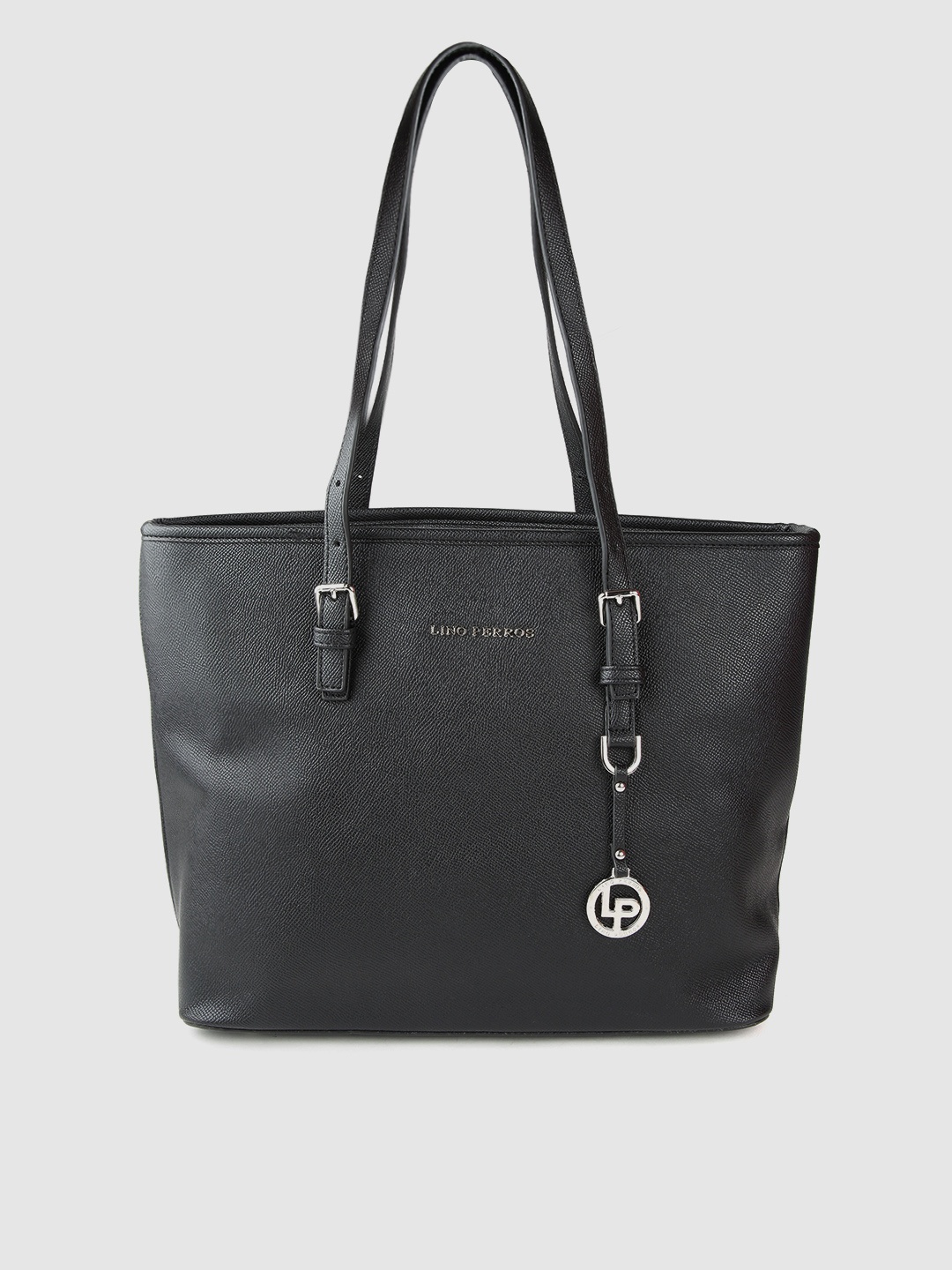 

Lino Perros Black Solid Shoulder Bag