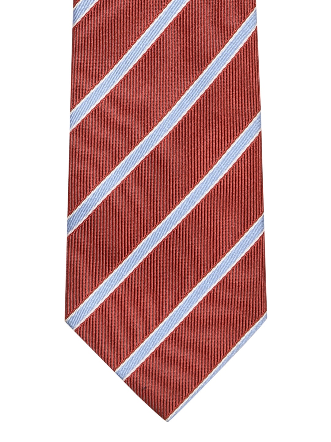 

Lino Perros Red & Blue Striped Broad Tie