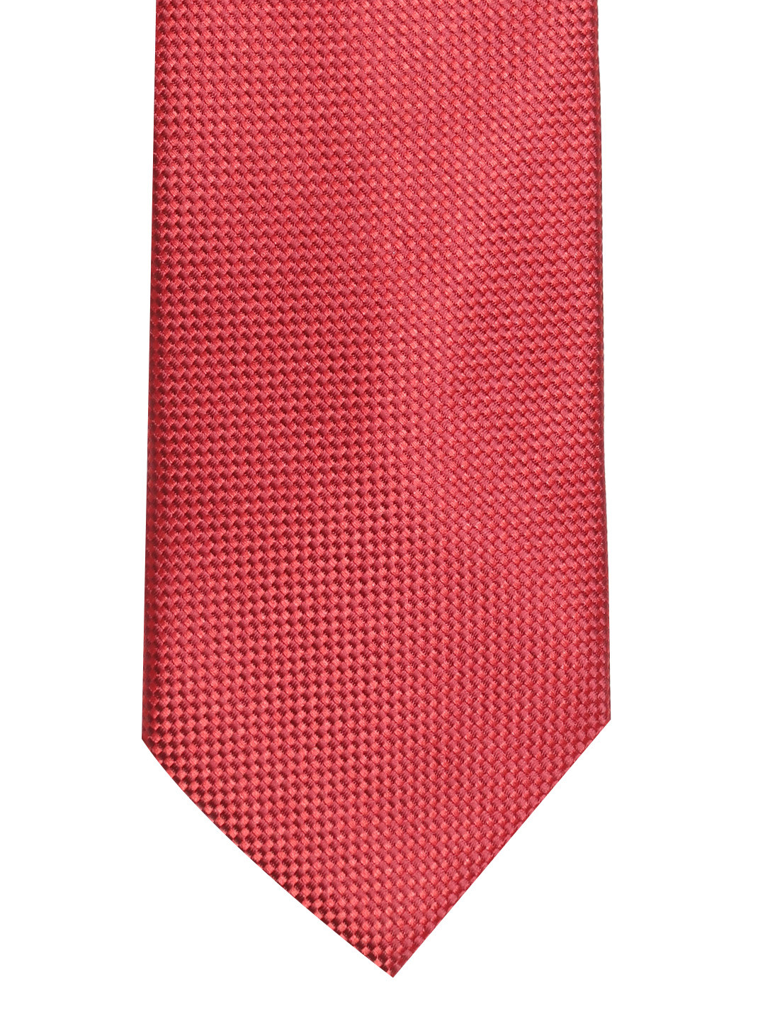 

Lino Perros Red Woven Design Broad Tie