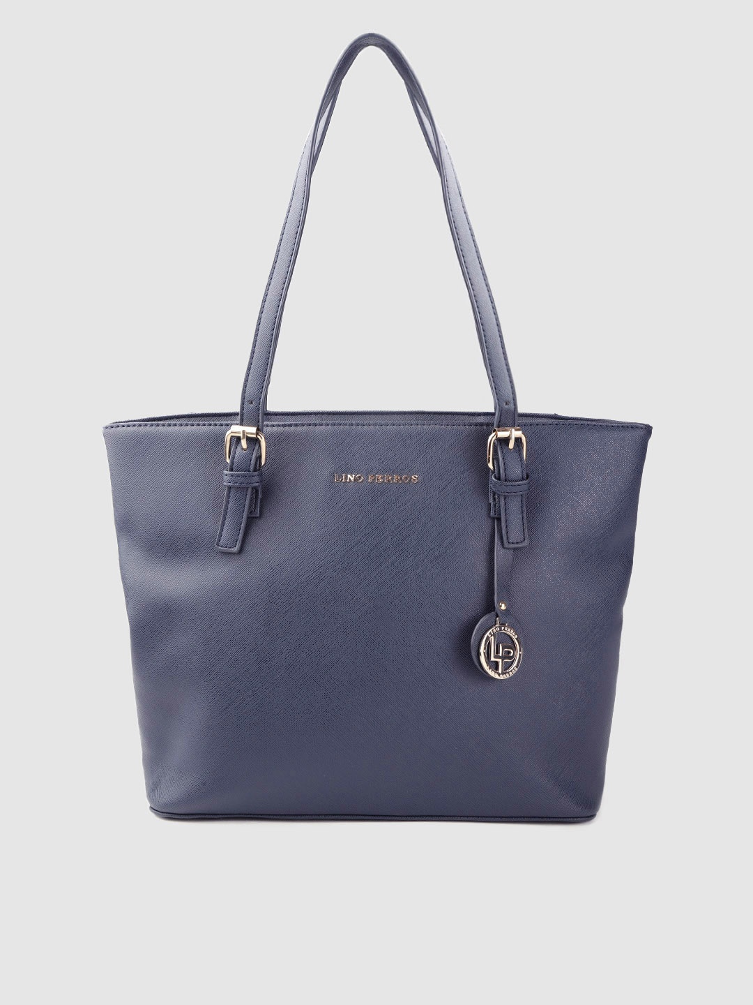 

Lino Perros Navy Blue Solid Shoulder Bag