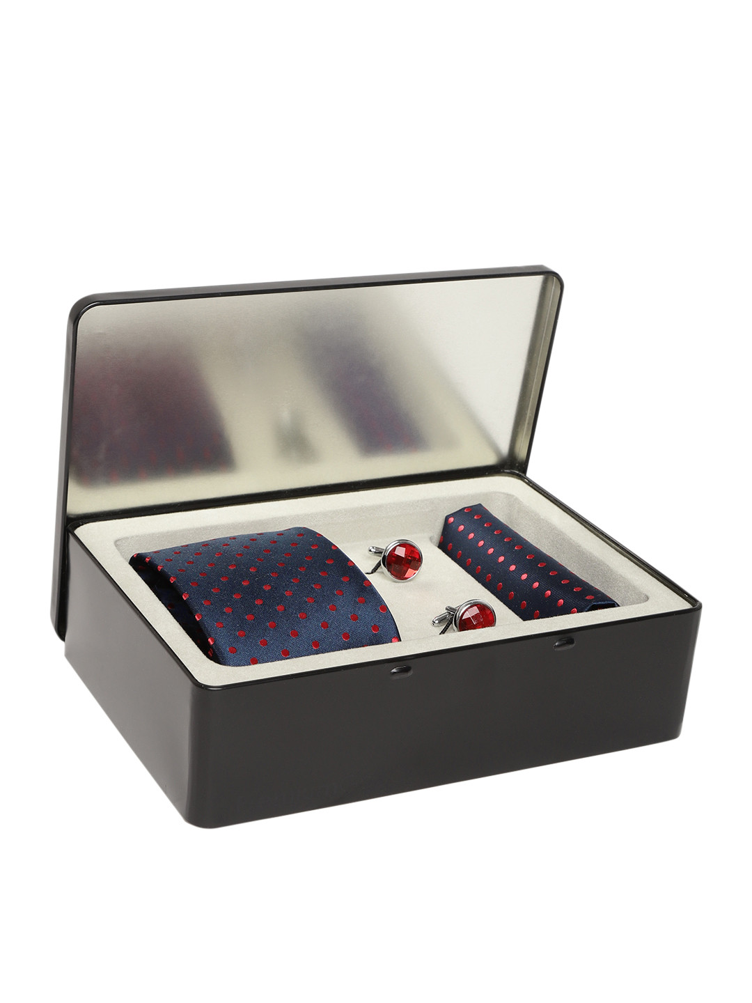 

Lino Perros Men Navy Blue & Red Accessory Gift Set