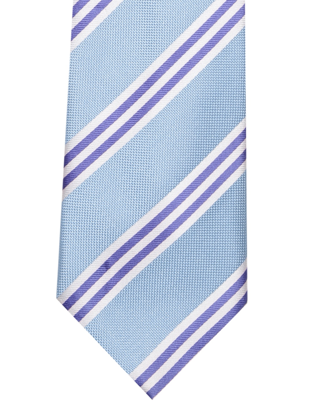 

Lino Perros Blue & White Striped Broad Tie