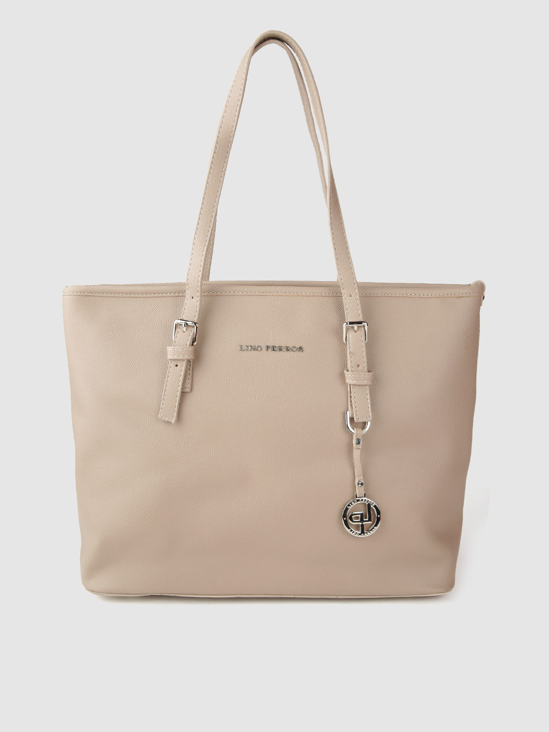 

Lino Perros Beige Solid Shoulder Bag