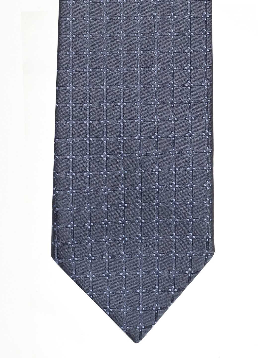 

Lino Perros Navy Blue Woven Design Broad Tie