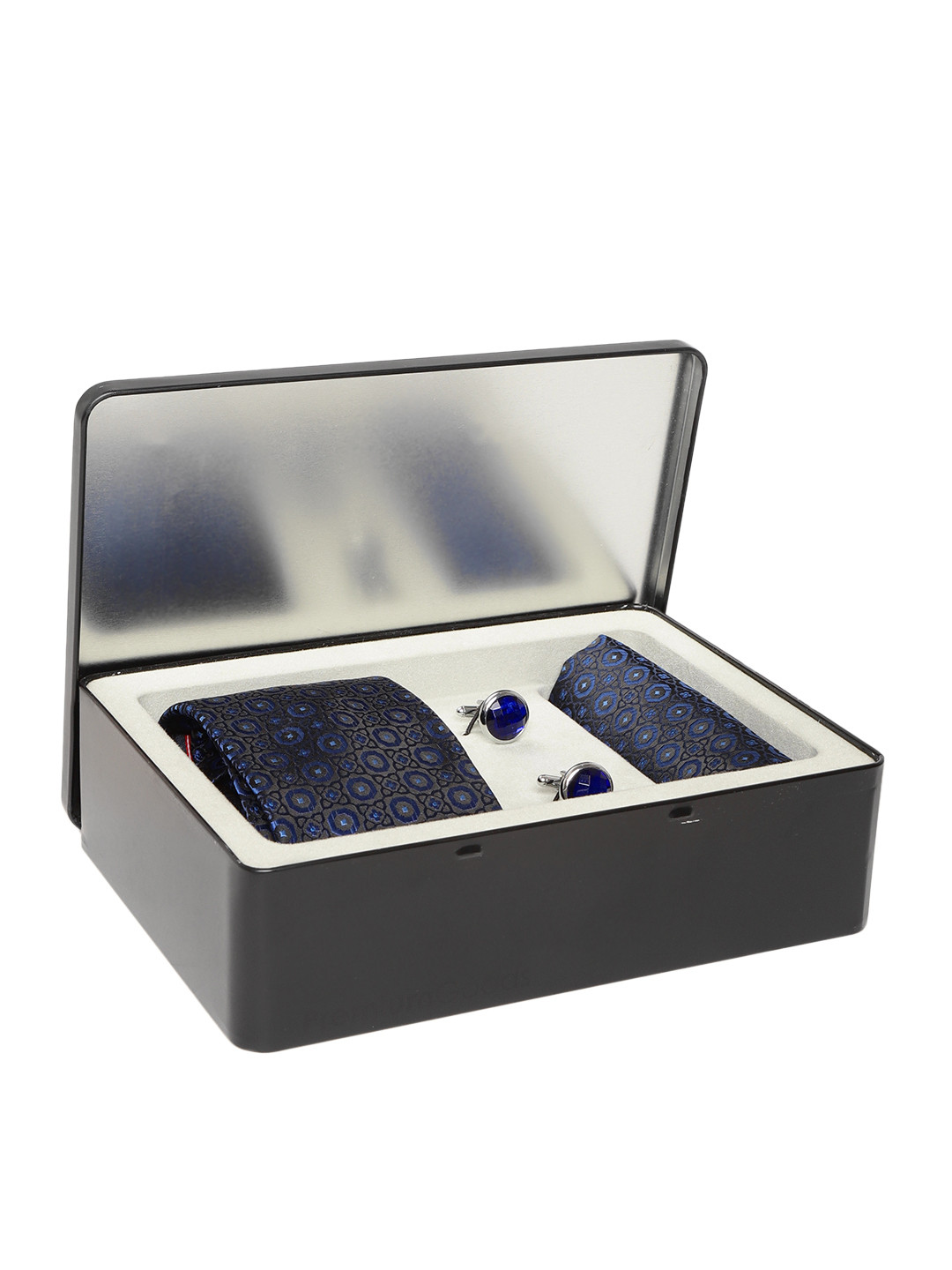 

Lino Perros Men Black & Navy Blue Accessory Gift Set
