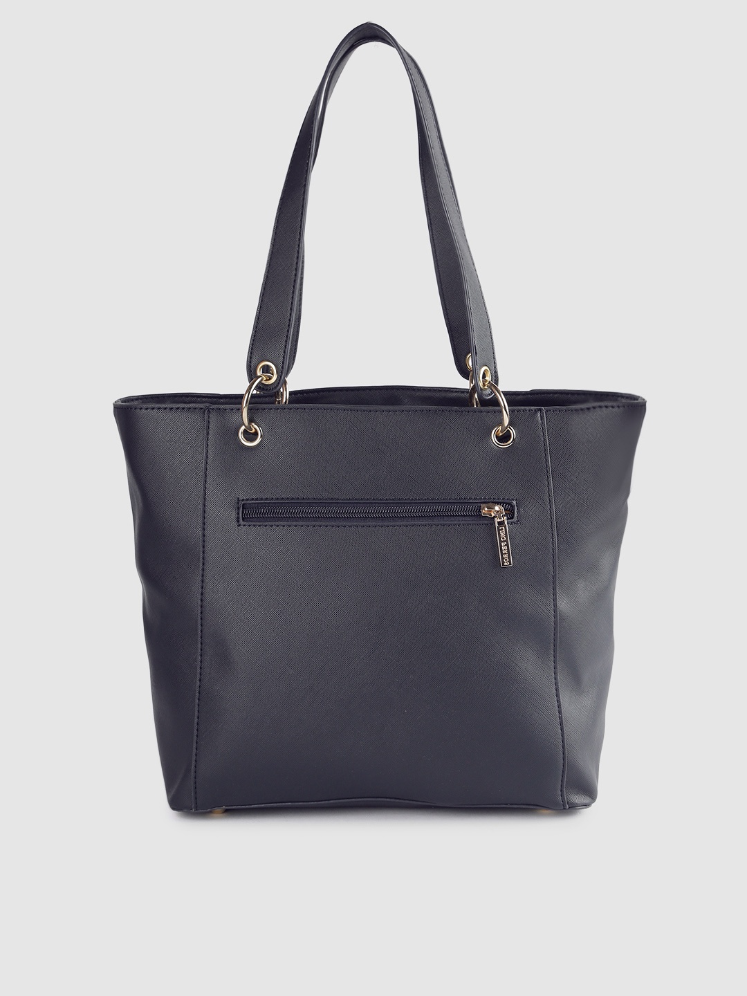 

Lino Perros Navy Blue Solid Shoulder Bag