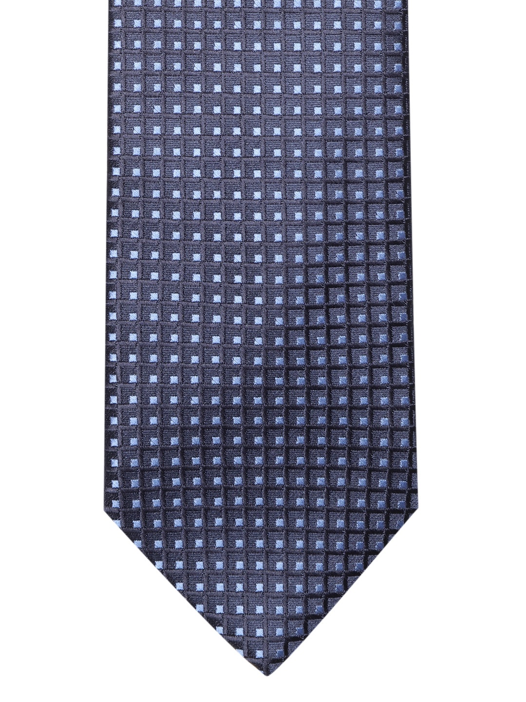 

Lino Perros Navy Blue Woven Design Broad Tie