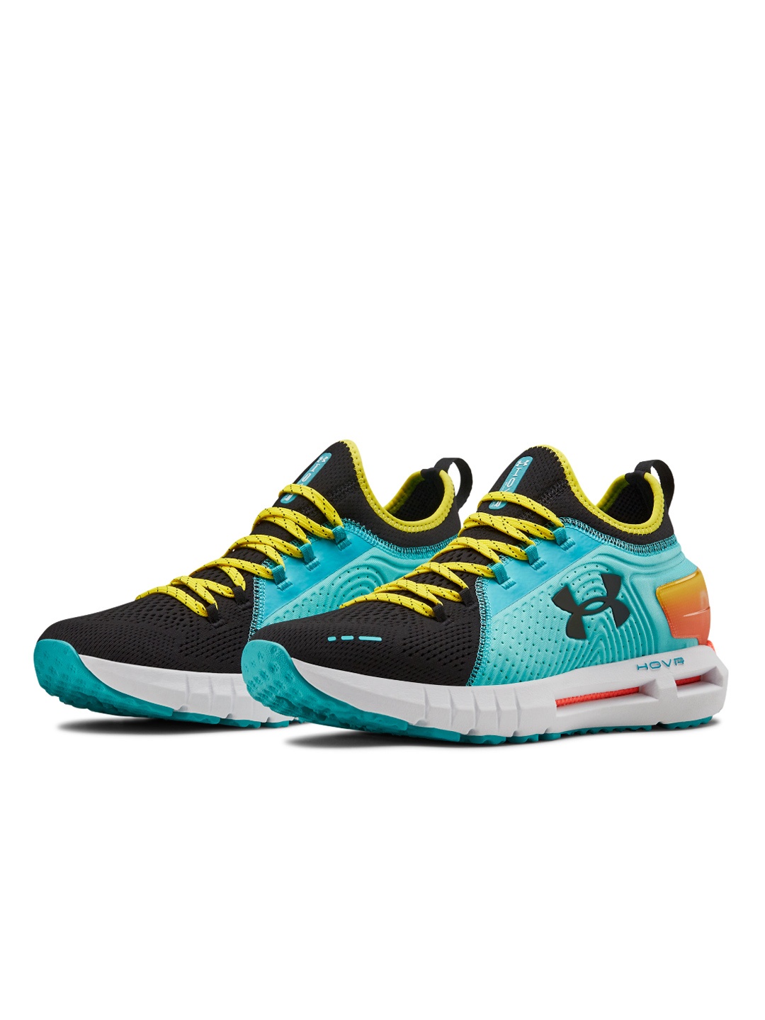 

UNDER ARMOUR Men Blue & Black Colourblocked HOVR Phantom SE Running Shoes