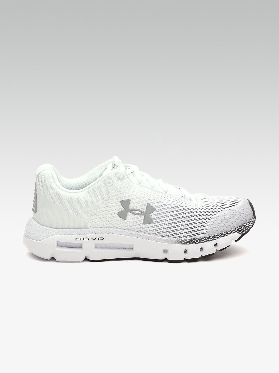 

UNDER ARMOUR Men White & Black HOVR Infinite Running Shoes