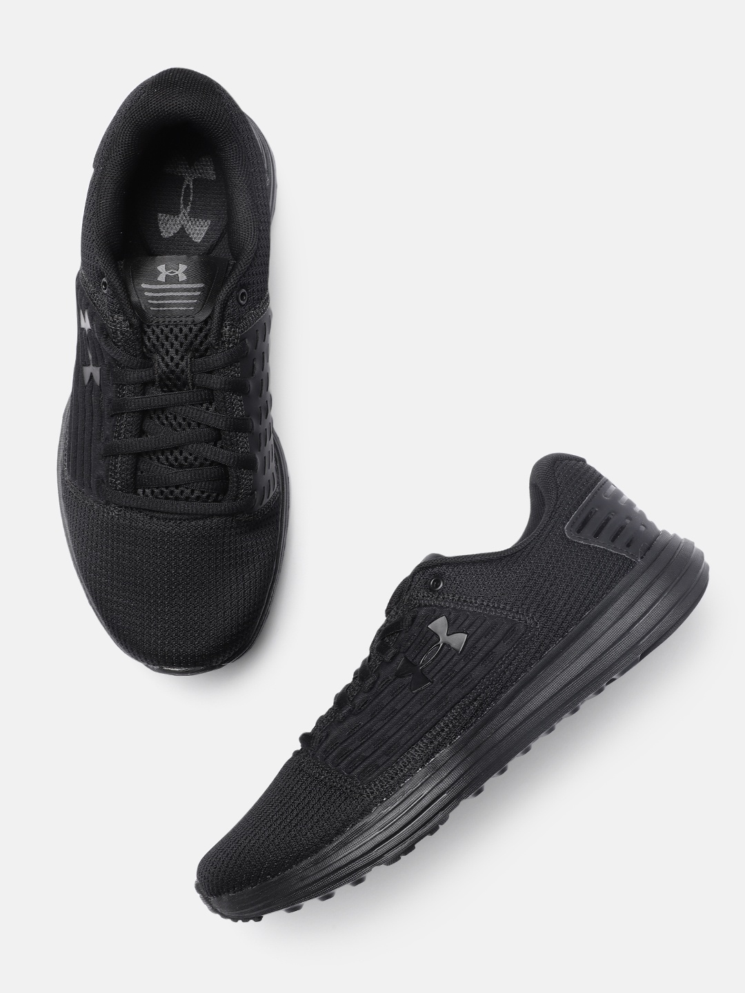 

UNDER ARMOUR Women Black Mesh Running Shoes