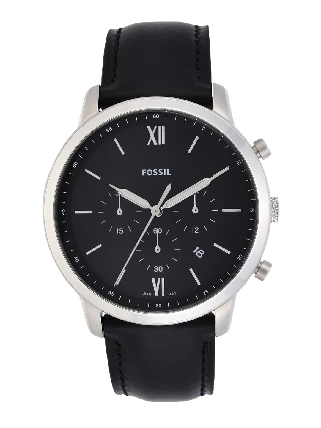 

Fossil Men Black Analogue Watch FS5452