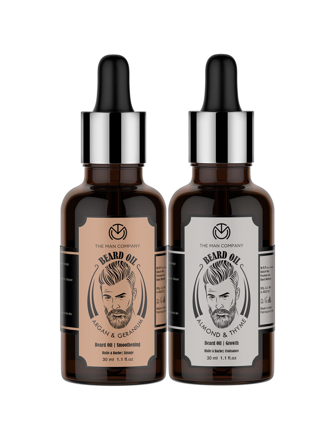 

THE MAN COMPANY Double Beard Care Diwali Gift Set, Black