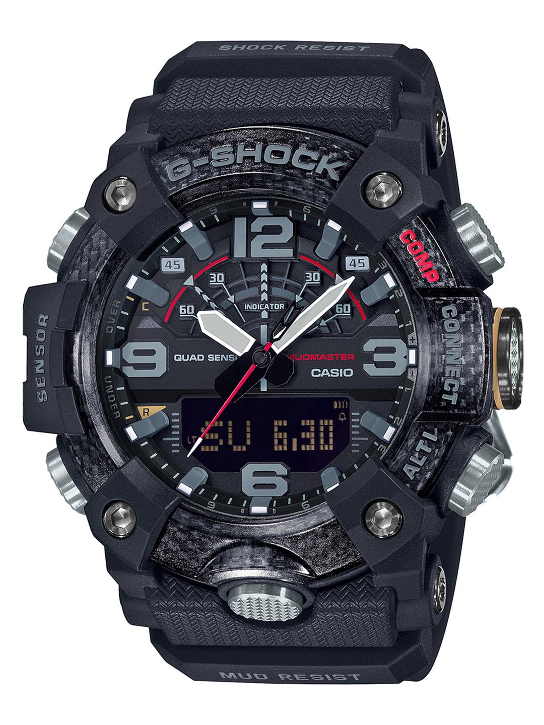 

CASIO Men G-Shock GG-B100-1ADR Black Analog-Digital Dial Black Resin Strap Watch G972