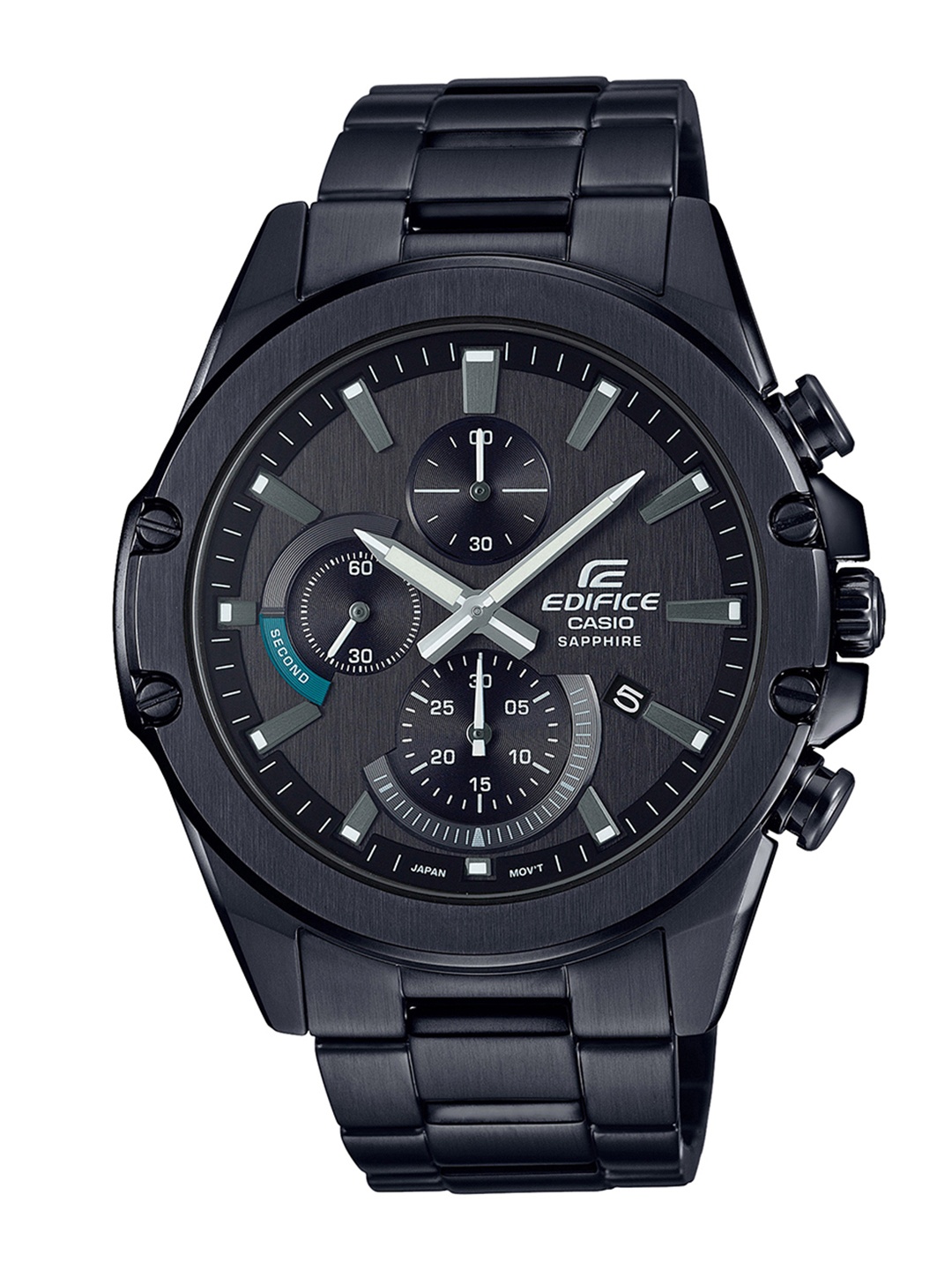 

CASIO Men EDifice EFR-S567DC-1AVUDF Black Analog Dial Black Stainless Steel Band EX508