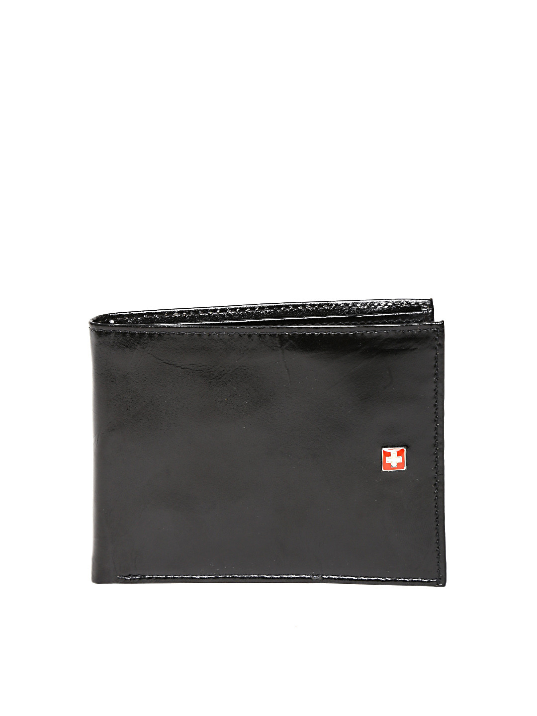 

SWISS MILITARY Men Black Genuine Leather Wallet