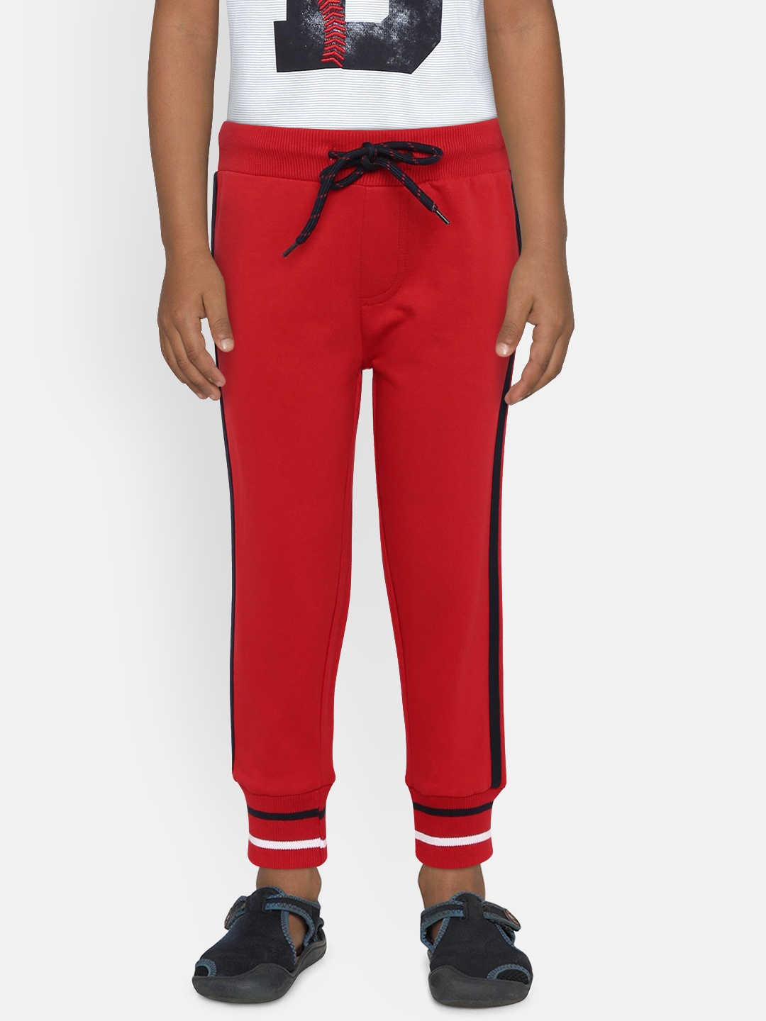 

Pepe Jeans Boys Red Solid Joggers