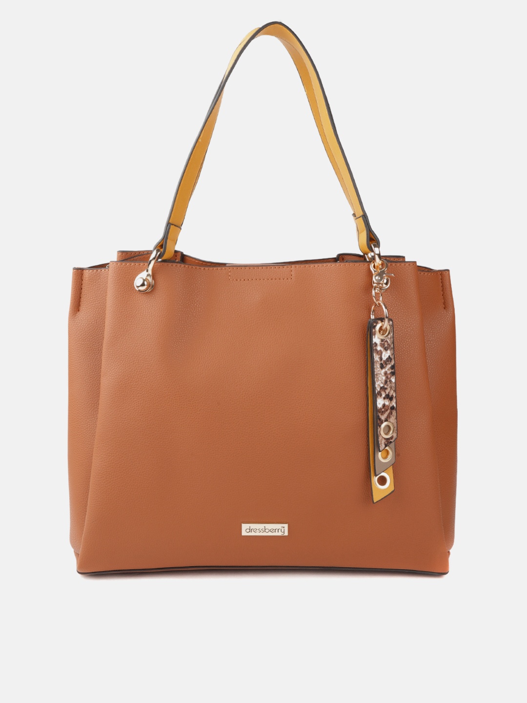 

DressBerry Brown Solid Shoulder Bag