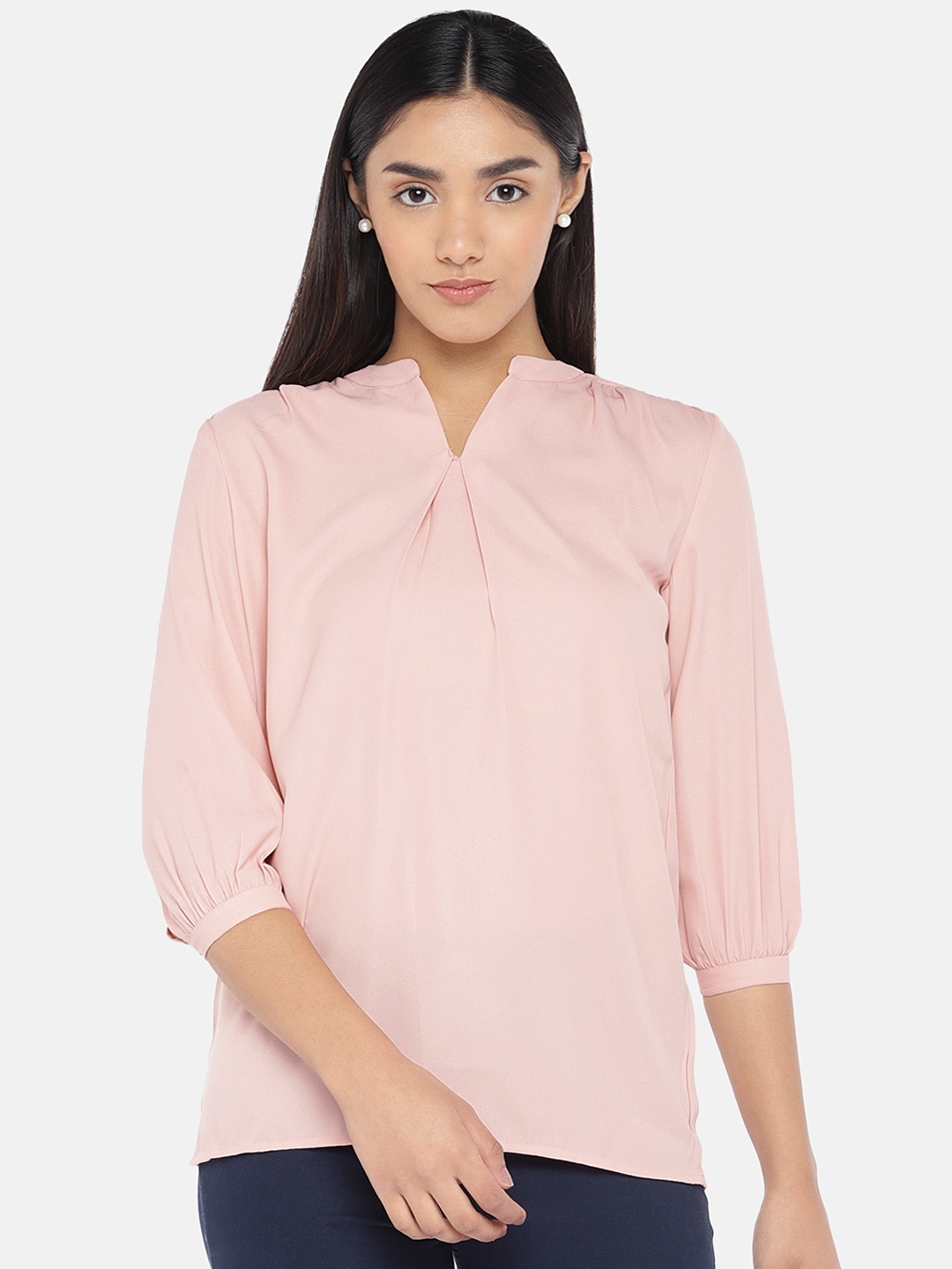 

Globus Women Pink Solid Top