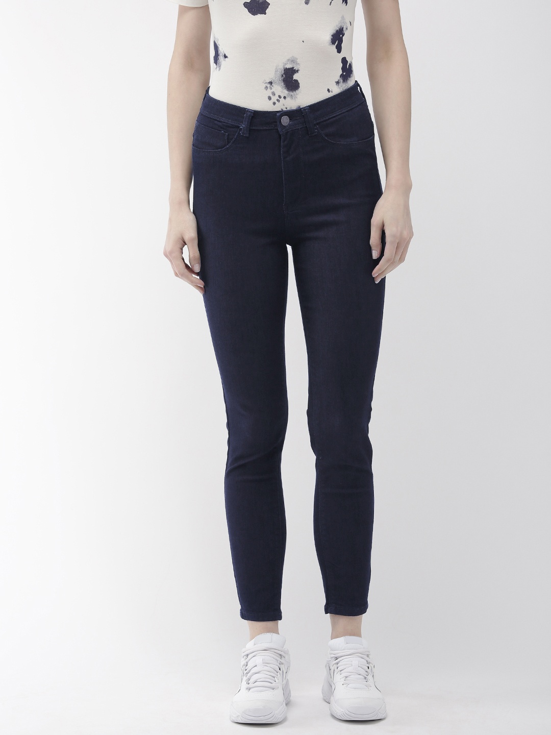 

Flying Machine Women Blue Betty Fit High-Rise Clean Look Stretchable Jeans