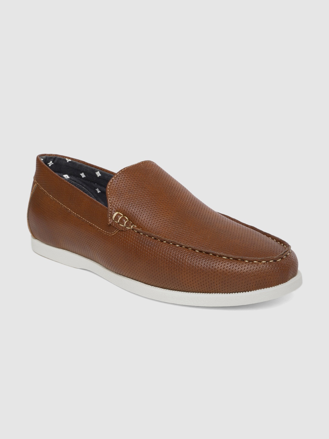 

Park Avenue Men Khaki Slip-On Sneakers