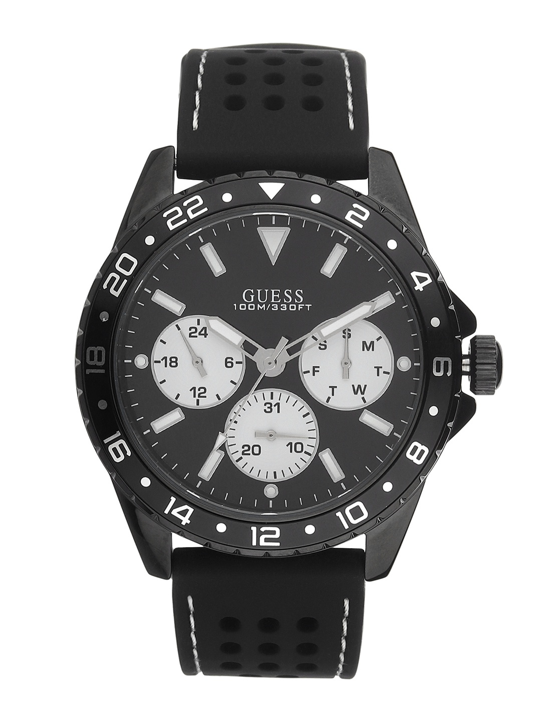 

GUESS Men Black Analogue Watch W1108G3