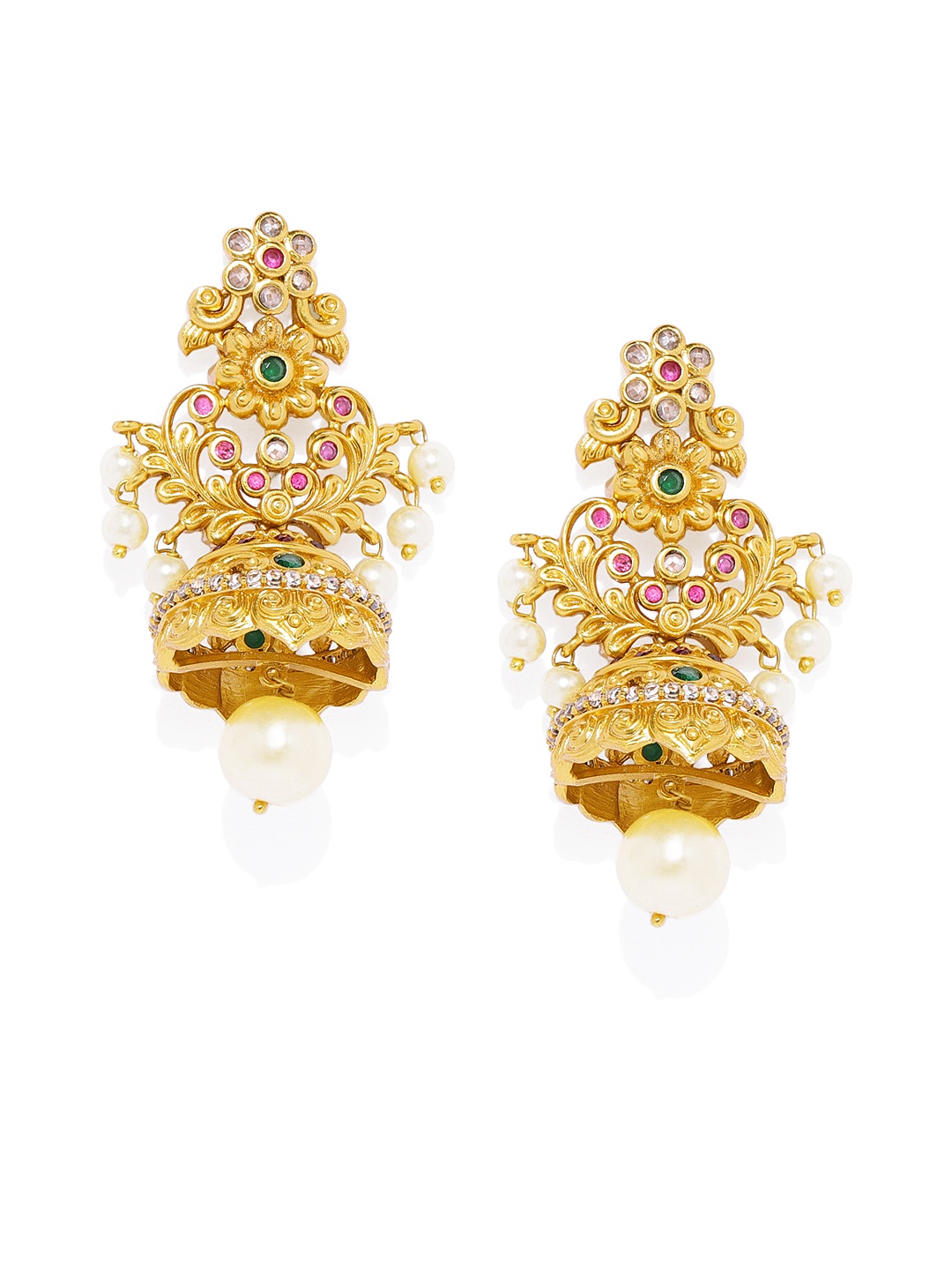 

Peora 18K Gold-Plated Classic Jhumkas