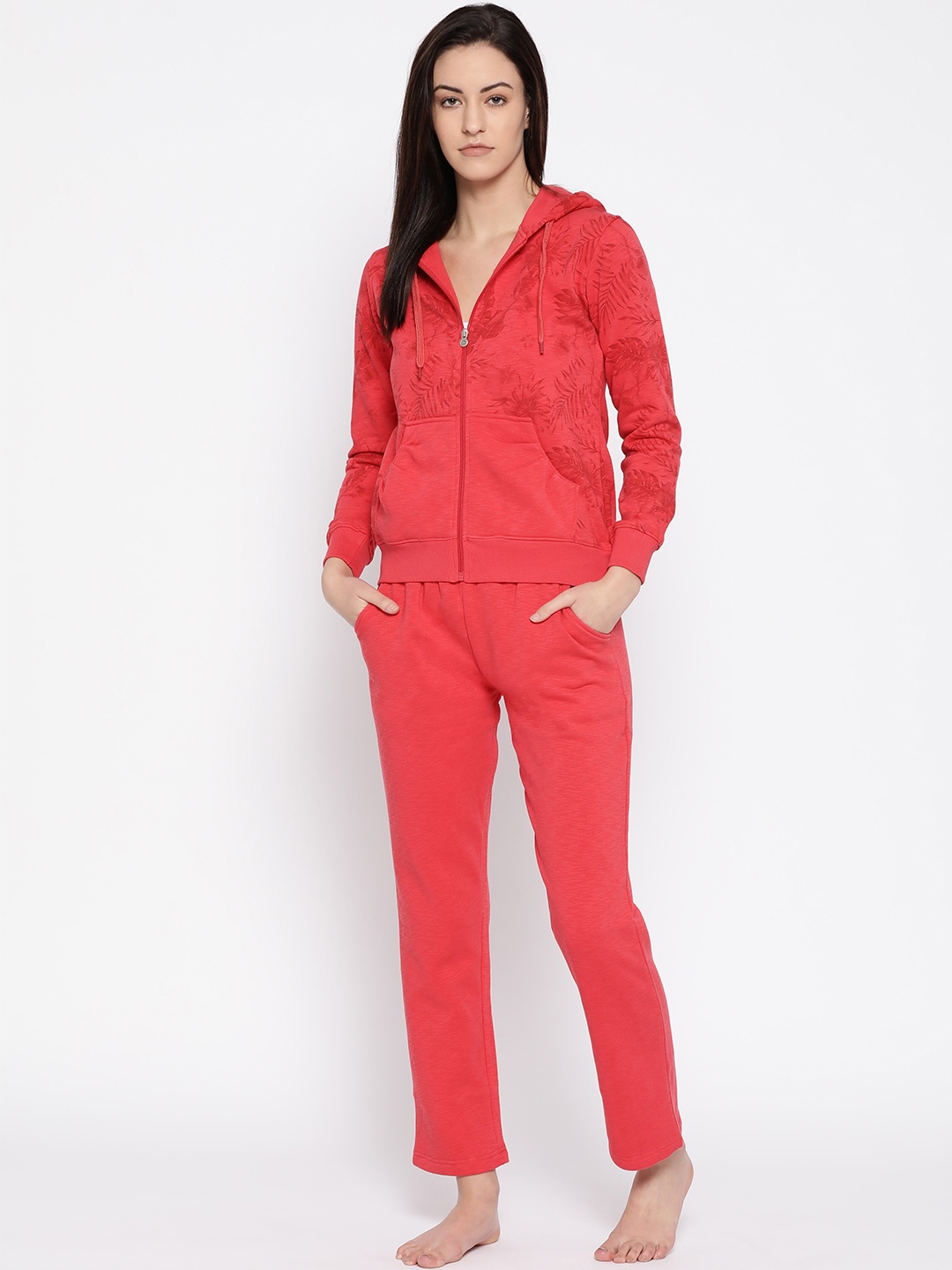 

Sweet Dreams Women Red Printed Night suit